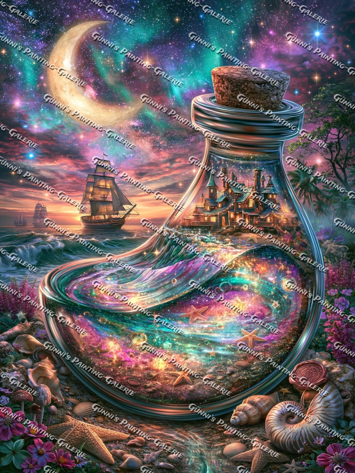 Das Meer der Träume by Sweet_Loco_AI 90x120 320 Farben