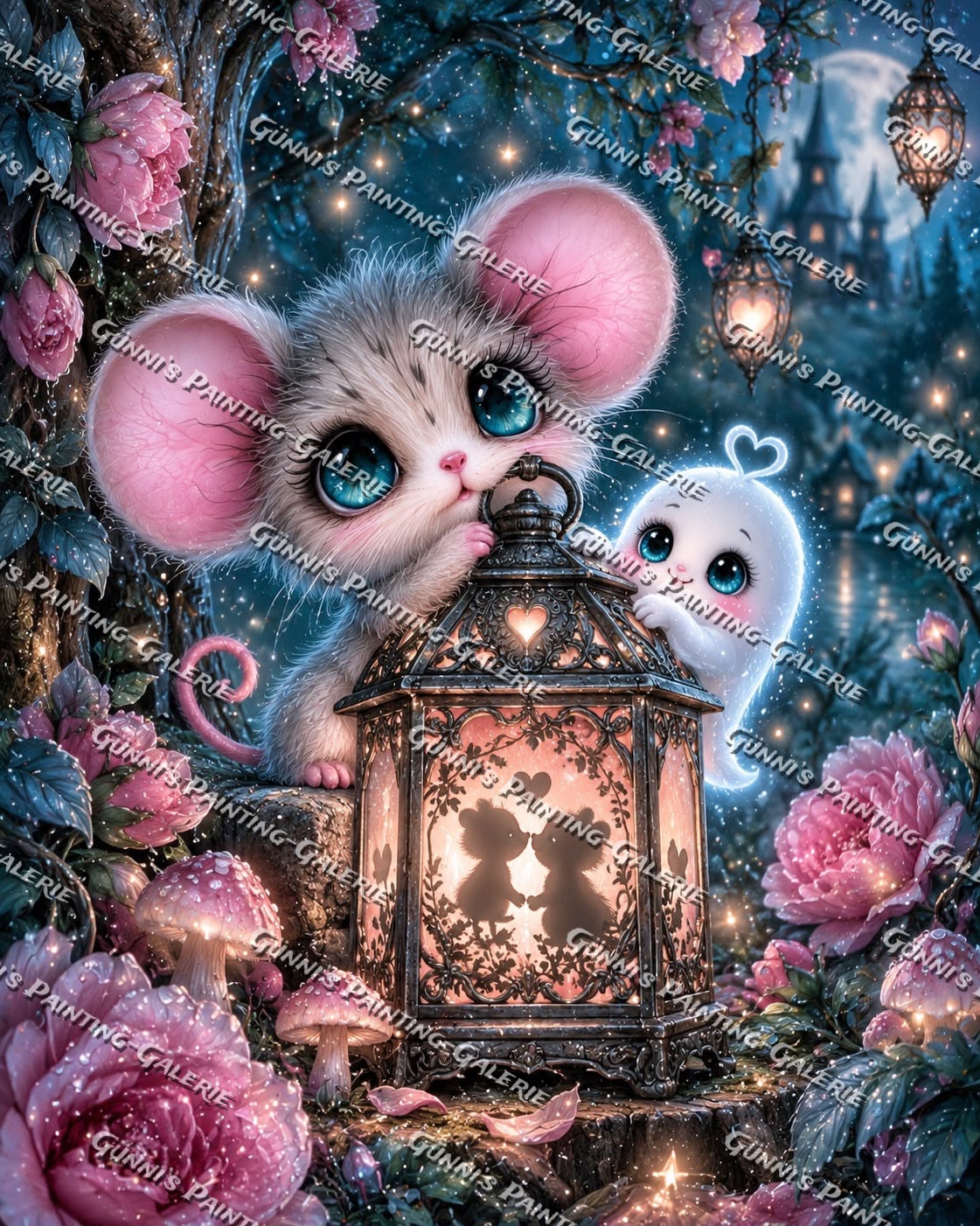 Kleine Seelenfreunde by Elly_A.I. 80x100 250 Farben