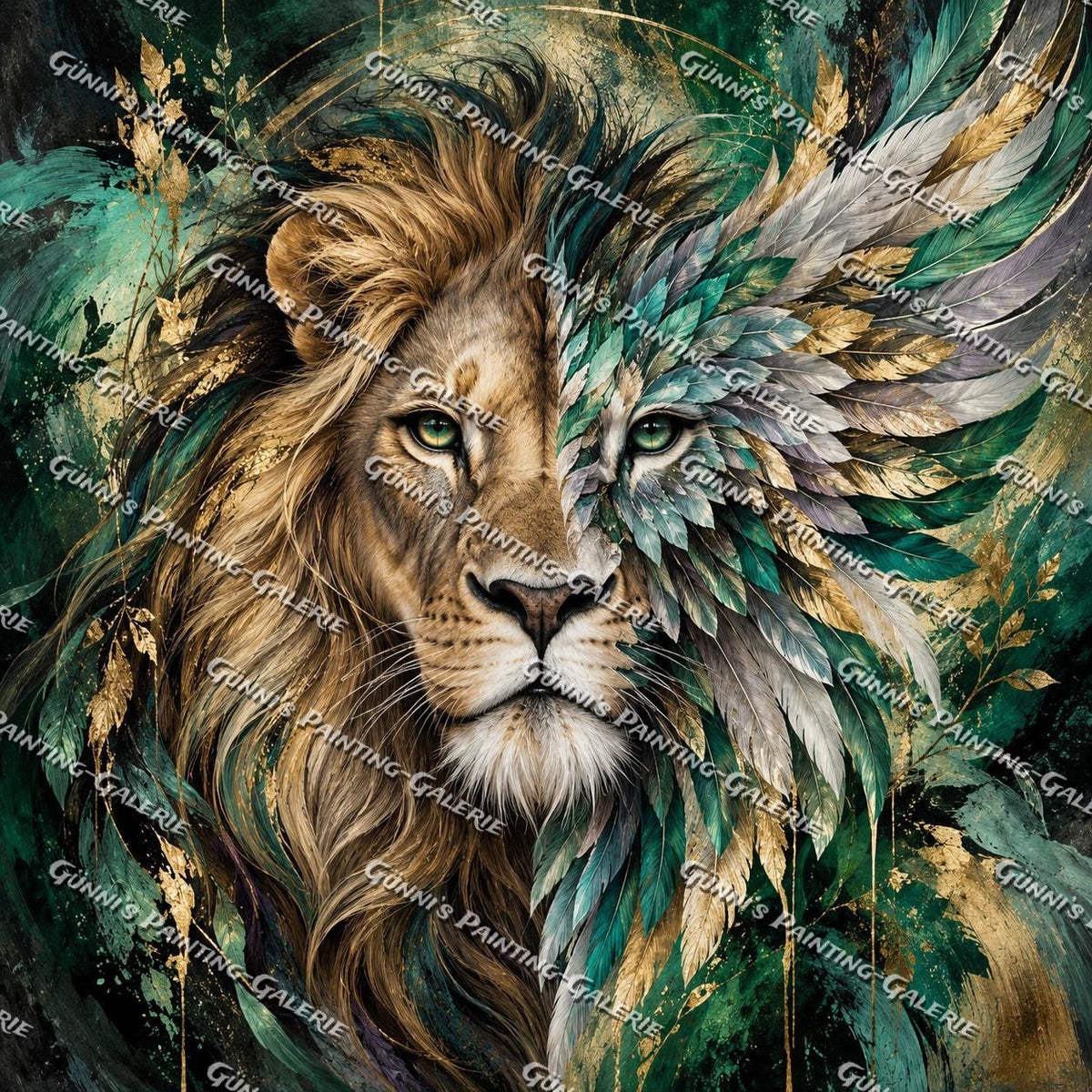 Seele des Löwen by BBabbsi 80x80 190 Farben