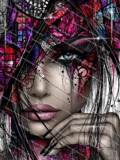 Schönheit im Chaos by QN 75x100 250 Farben