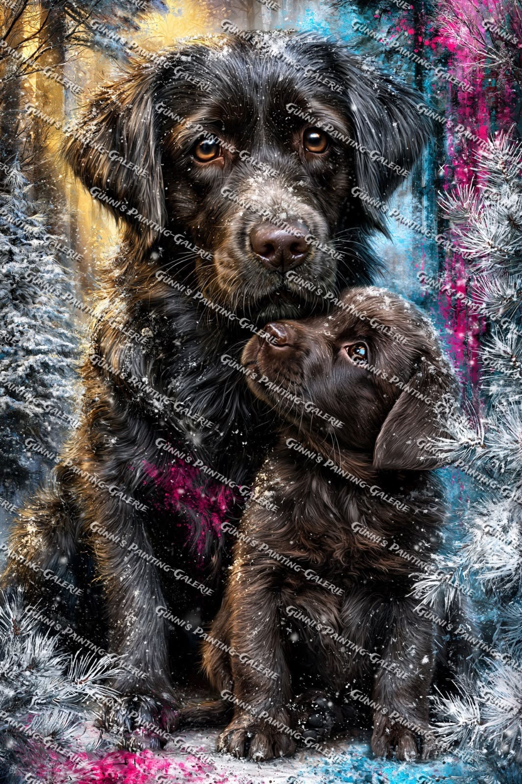 Für immer an deiner Seite by Andy‘s_AI_Art 70x105 230 Farben