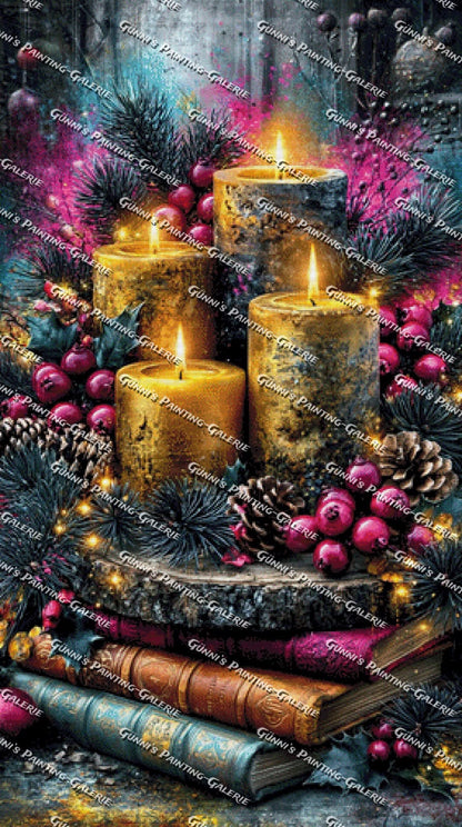 Magische Adventszeit by Andy‘s_AI_Art 70x125 280 Farben