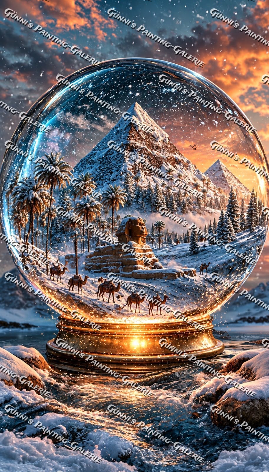 Ägyptens Winterzauber by Elly_A.I. 80x140 240 Farben
