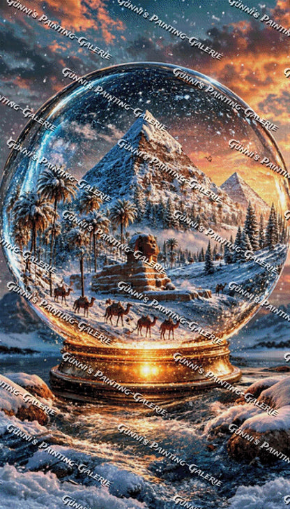 Ägyptens Winterzauber by Elly_A.I. 80x140 240 Farben