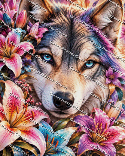 Seele des Wolfe by Andy‘s_AI_Art 80x100 290 Farben