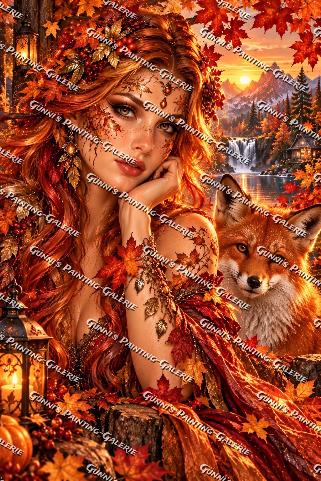 Magie der fallenden Blätter by Andy‘s_AI_Art 80x120 185 Farben