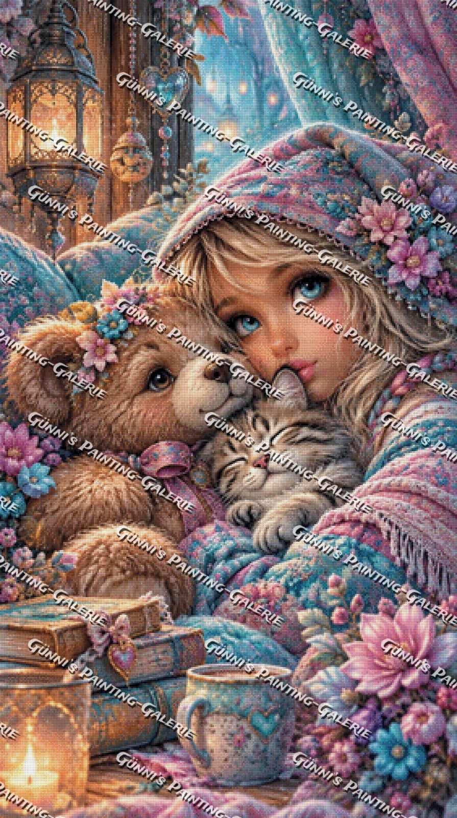 Zauberhafte Kuschelzeit by Elly_A.I. 70x125 270 Farben