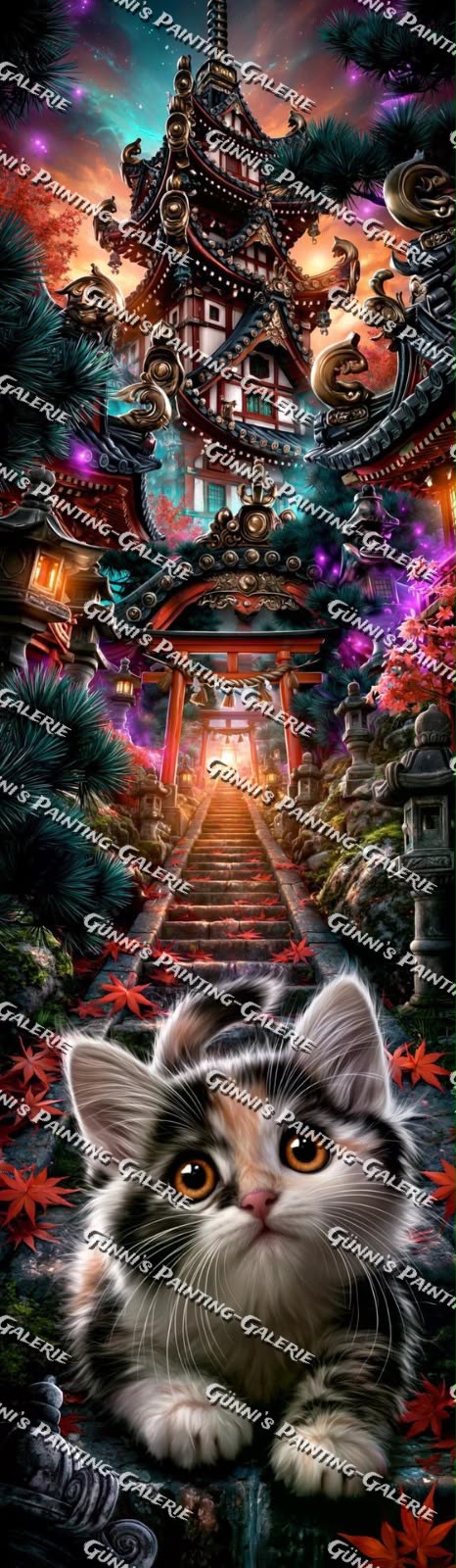 Tempel der kleinen Seele by illumaris KI_Art 35x120 280 Farben