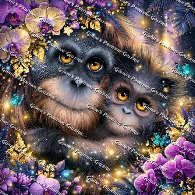 Magische Verbundenheit by illumaris KI_Art 80x80 270 Farben