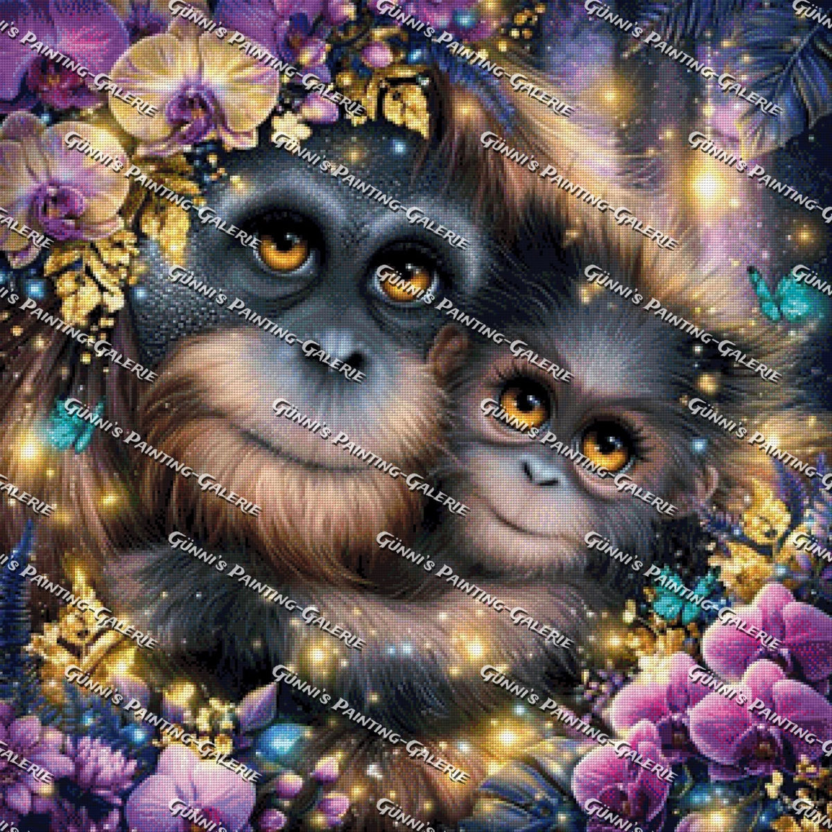 Magische Verbundenheit by illumaris KI_Art 80x80 270 Farben