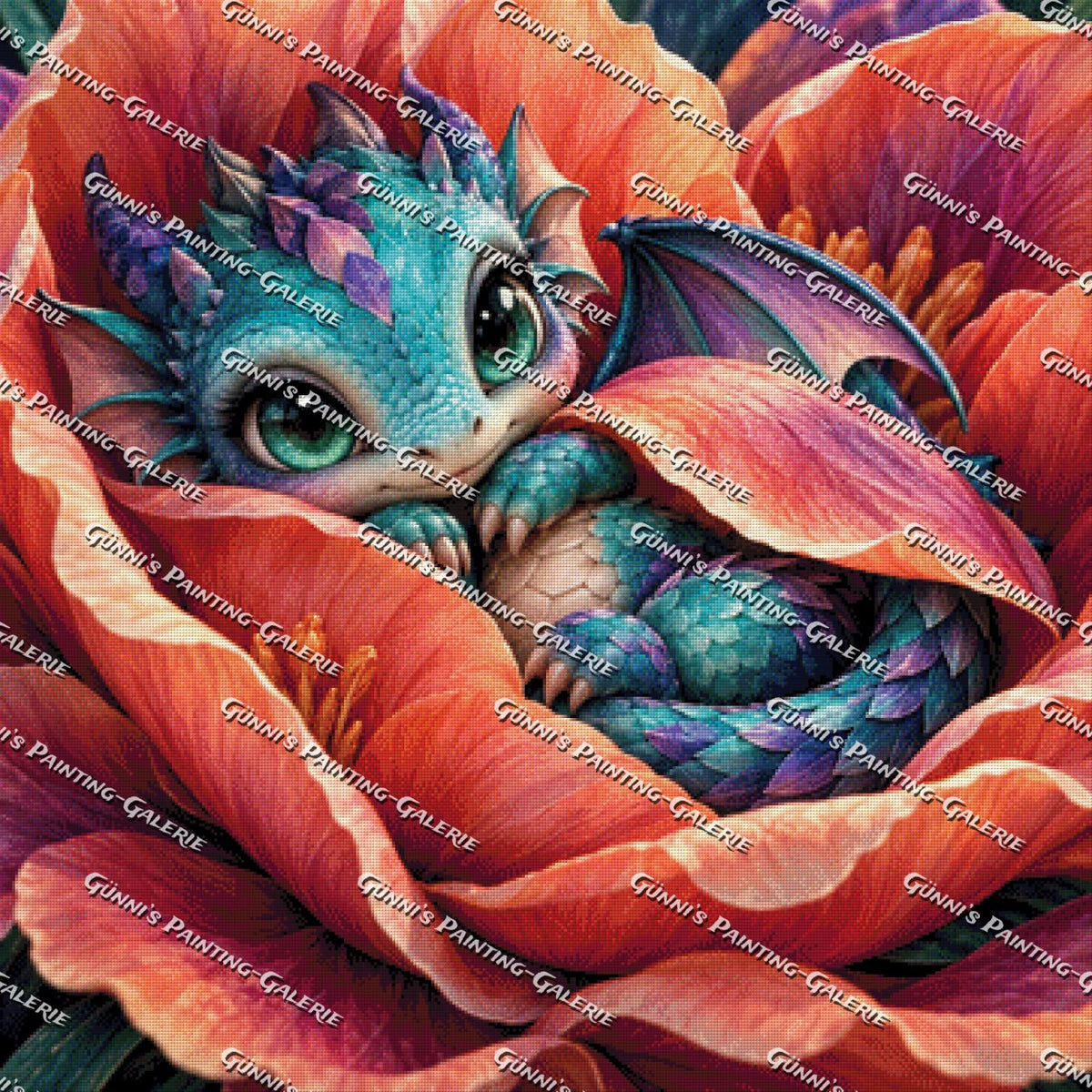 Drachenblüte by illumaris KI_Art 90x90 285 Farben