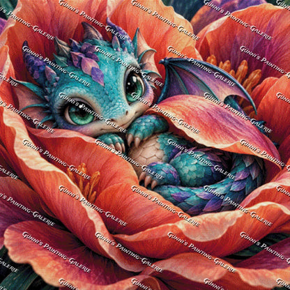 Drachenblüte by illumaris KI_Art 90x90 285 Farben