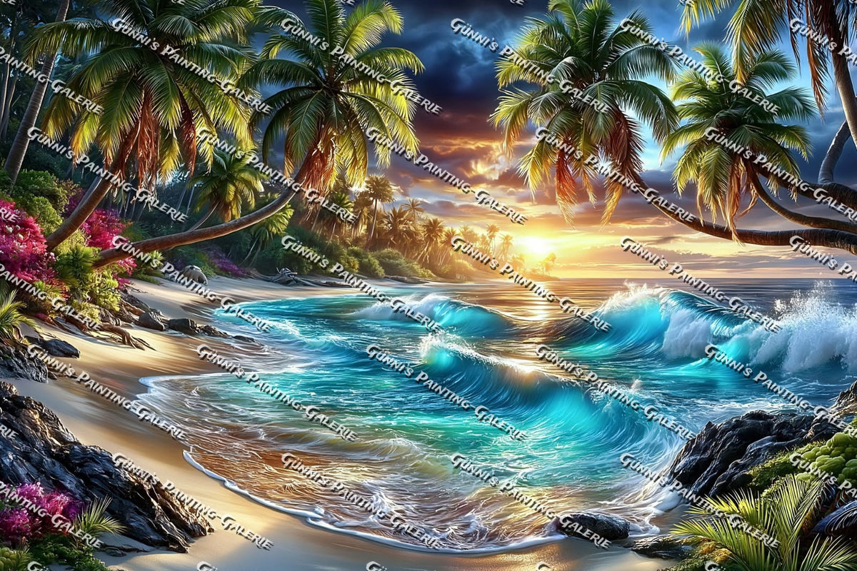 Sehnsucht nach Meer by illumaris KI_Art 120x80 290 Farben