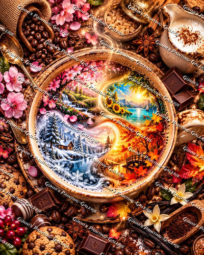 Aroma der Jahreszeiten by Andy‘s_AI_Art 80x100 325 Farben