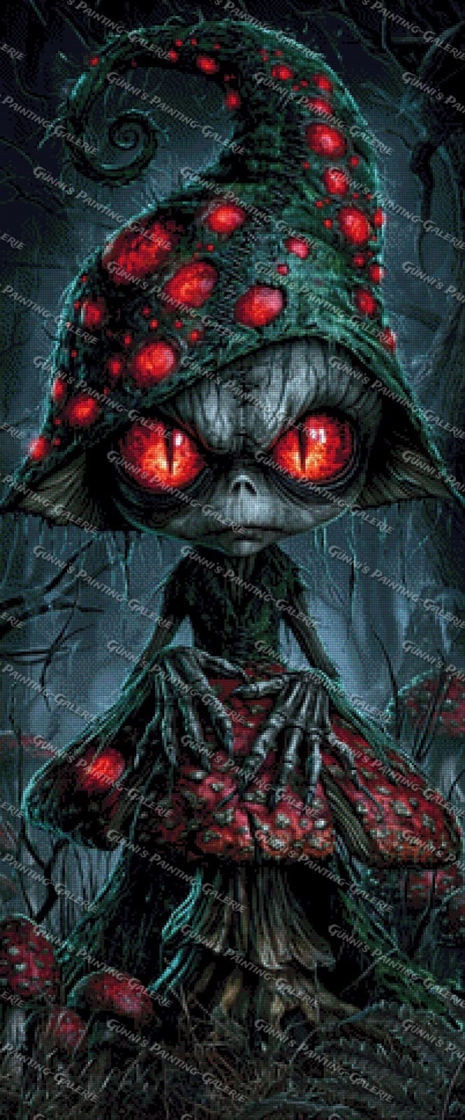 Wächter des Dunkelwaldes by Karla 50x120 165 Farben