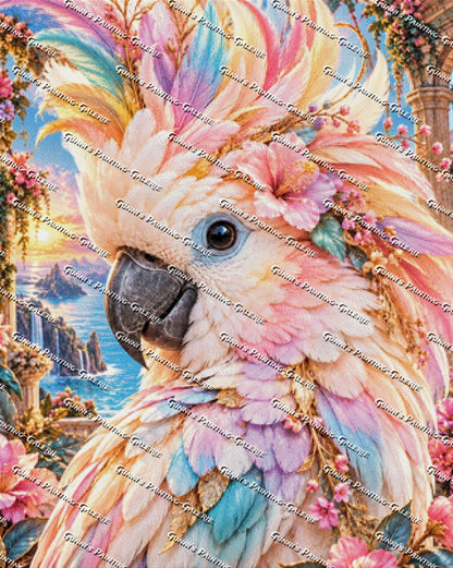 Paradiesvogel by Andy‘s_AI_Art 80x100 275 Farben