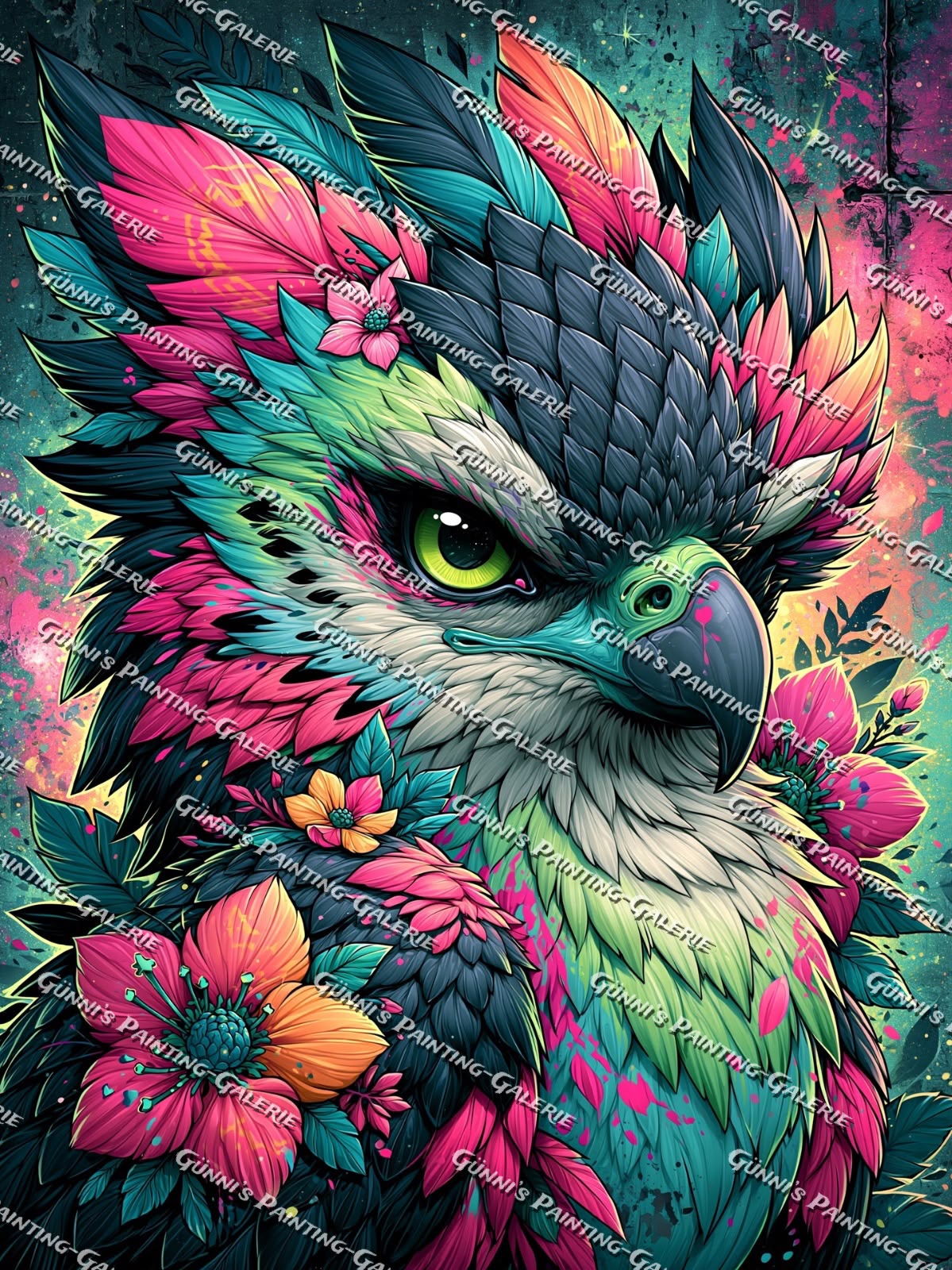 Wild und farbenfroh by Sweet_Loco_AI 75x100 270 Farben