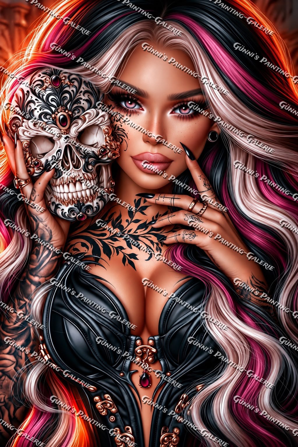 Verführerische Finsternis by illumaris KI_Art 80x120 230 Farben
