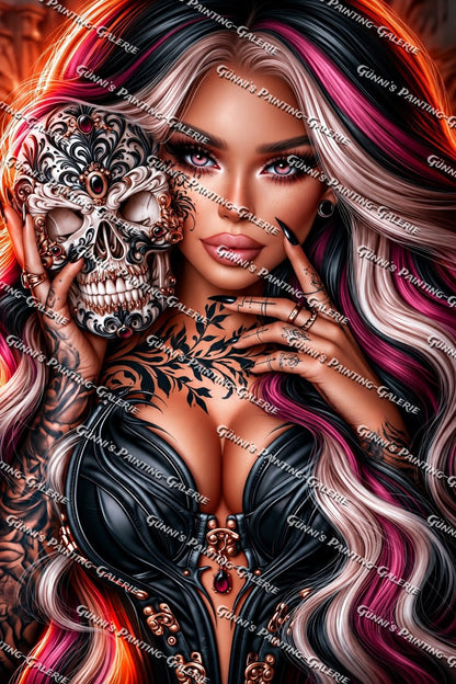 Verführerische Finsternis by illumaris KI_Art 80x120 230 Farben