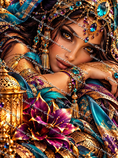 Orientalische Verführung by Glaze_AI 90x120 270 Farben