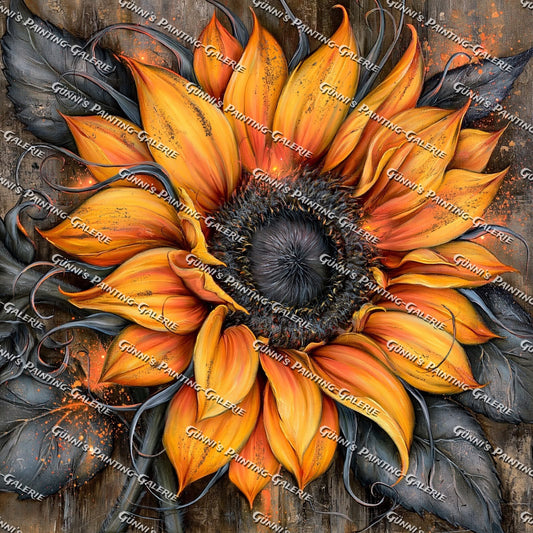 Flammenblüte by QN 80x80 165 Farben