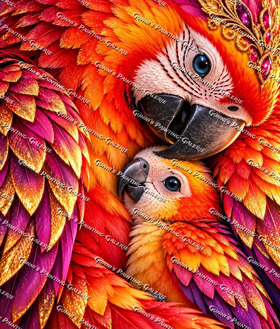 Flammen der Geborgenheit by AuroraAI 85x100 270 Farben