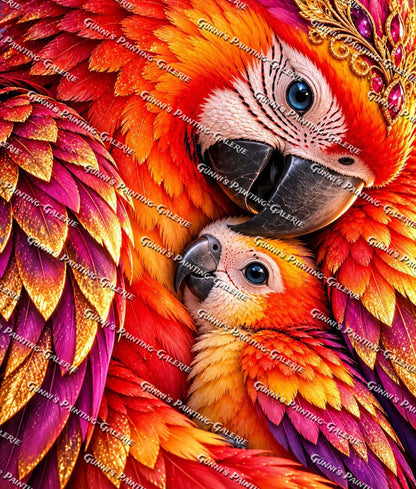 Flammen der Geborgenheit by AuroraAI 85x100 270 Farben