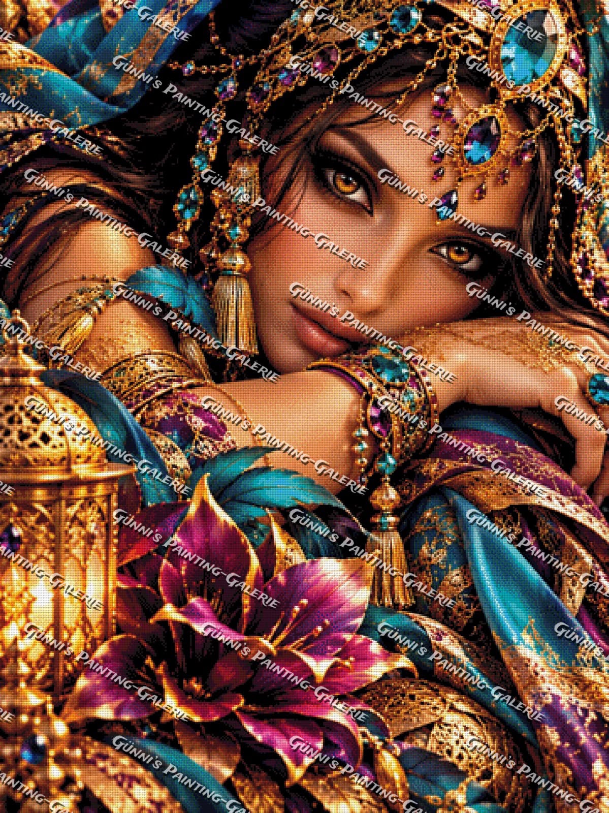 Orientalische Verführung by Glaze_AI 90x120 270 Farben