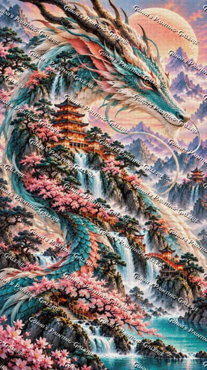Seele des Drachenreichs by illumaris KI_Art 70x125 300 Farben