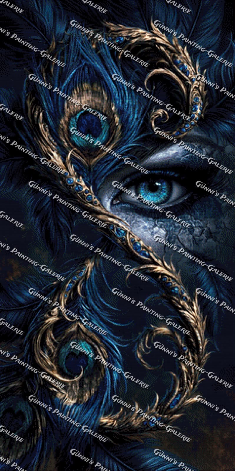 Blick in die Unendlichkeit by Karla 60x120 145 Farben