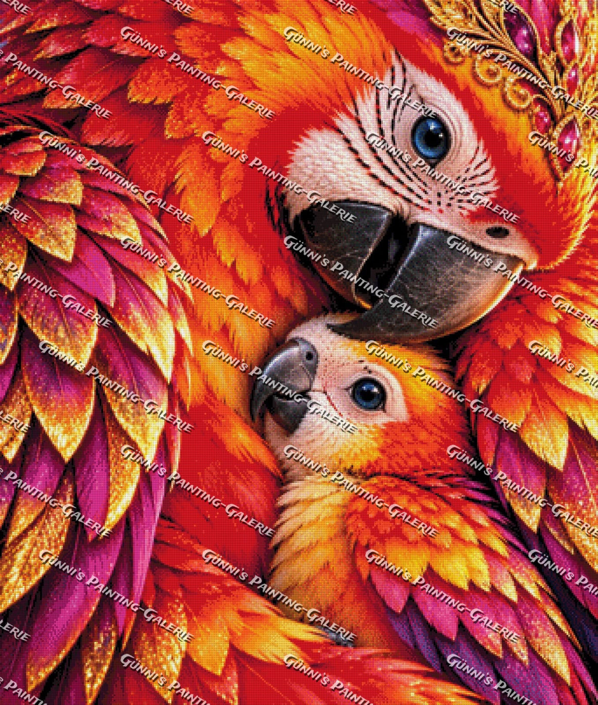 Flammen der Geborgenheit by AuroraAI 85x100 270 Farben