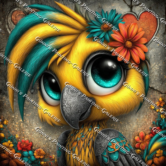 Herzfeder by Sweet_Loco_AI 60x60 120 Farben