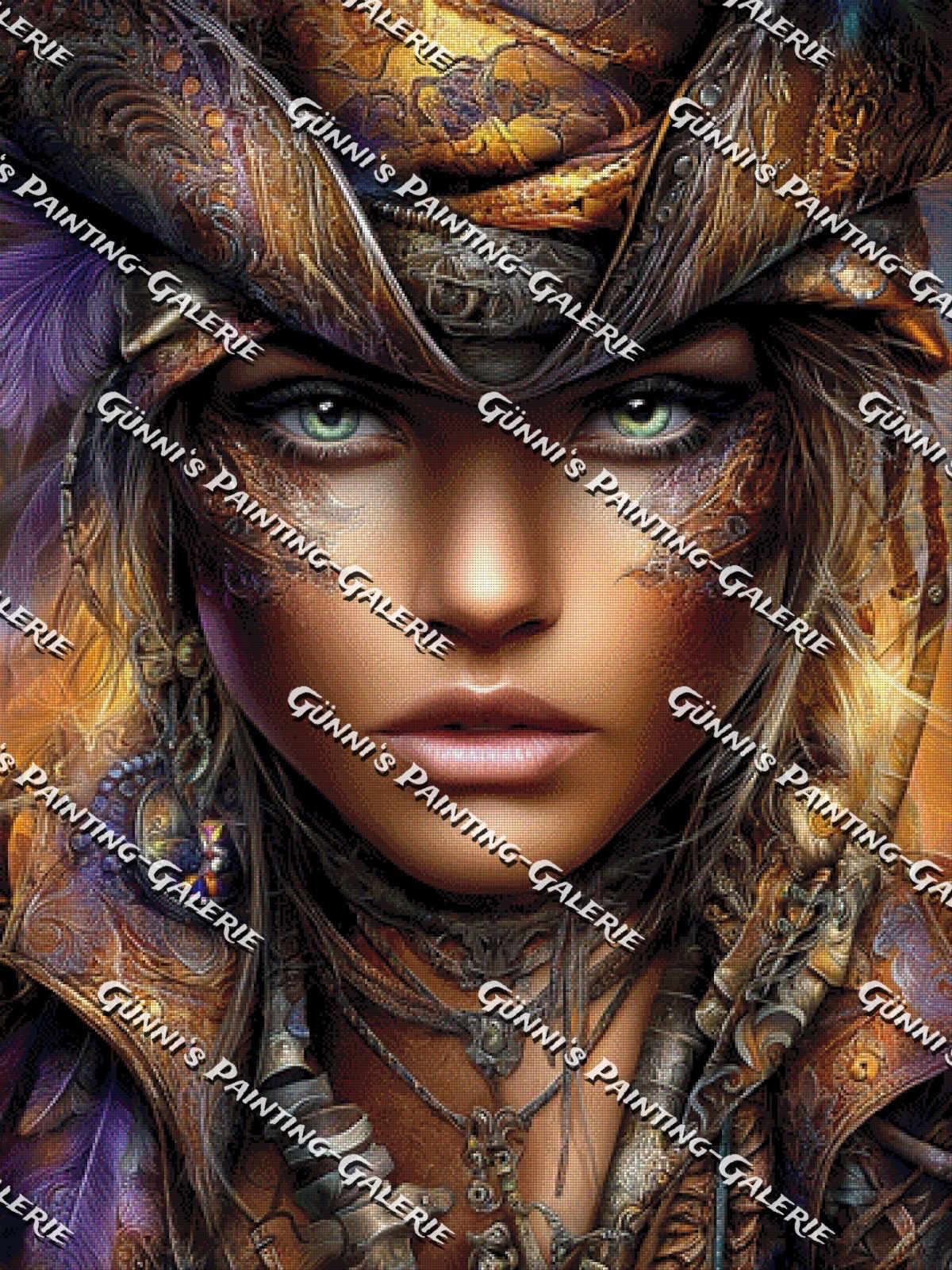 Die Unbeugsame by illumaris KI_Art 90x120 250 Farben