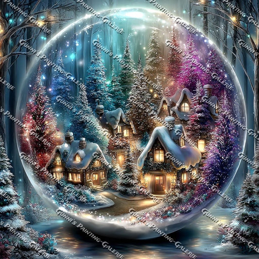 Winterkugel by Andy‘s_AI_Art 90x90 295 Farben