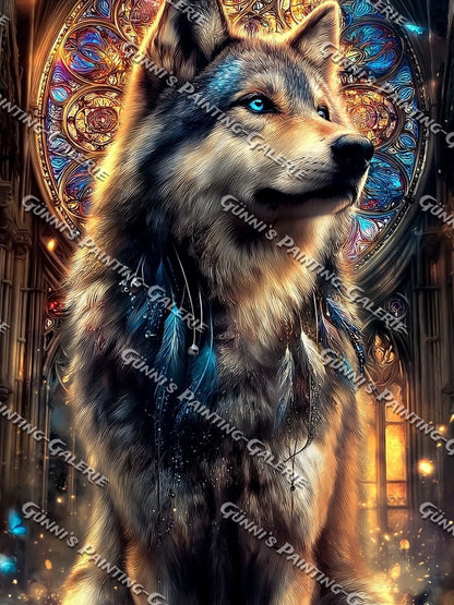 Der Hüter der Kathedrale by illumaris KI_Art 75x100 270 Farben