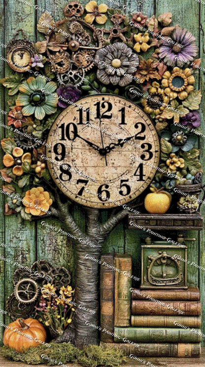 Zeitlose Blüten by Elly_A.I. 70x125 220 Farben