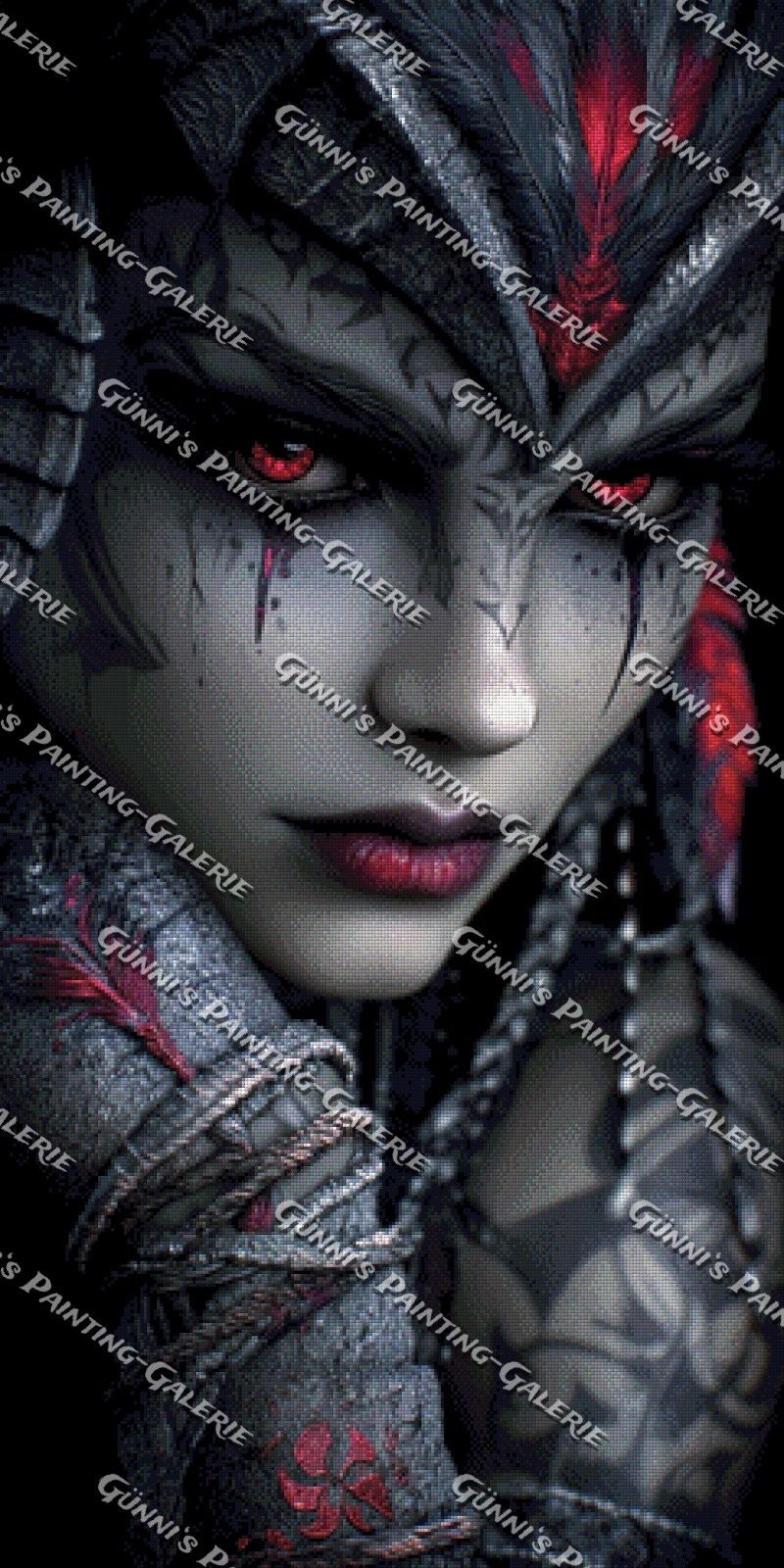 Zorn der Dämmerung by Sweet_Loco_AI 60x120 120 Farben