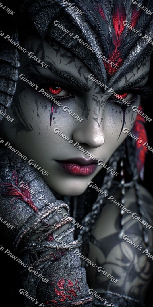 Zorn der Dämmerung by Sweet_Loco_AI 60x120 120 Farben