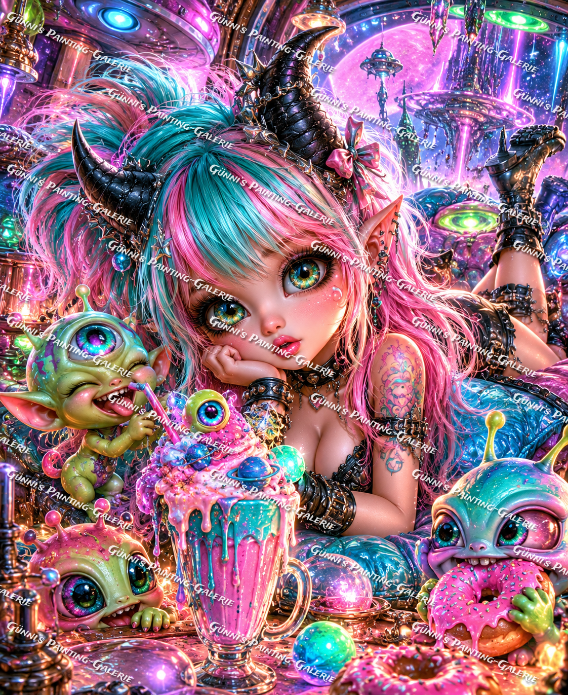 Zuckersüßer Wahnsinn by Elly_A.I. 90x110 320 Farben