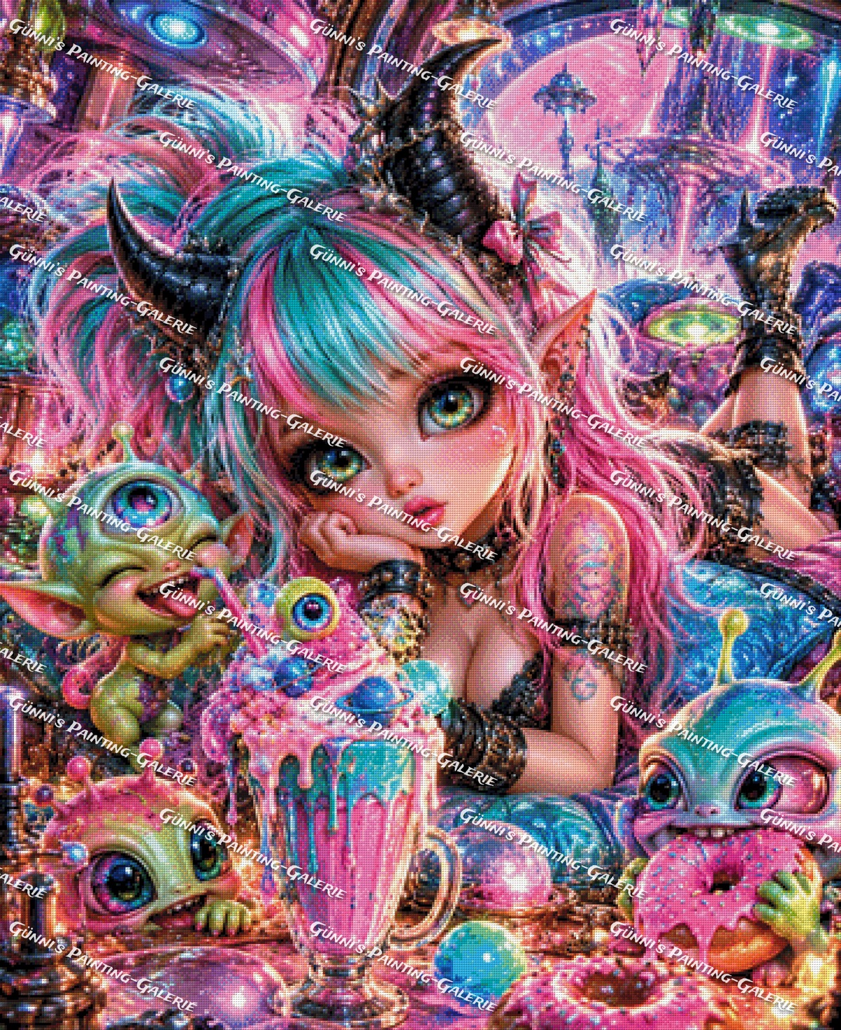 Zuckersüßer Wahnsinn by Elly_A.I. 90x110 320 Farben