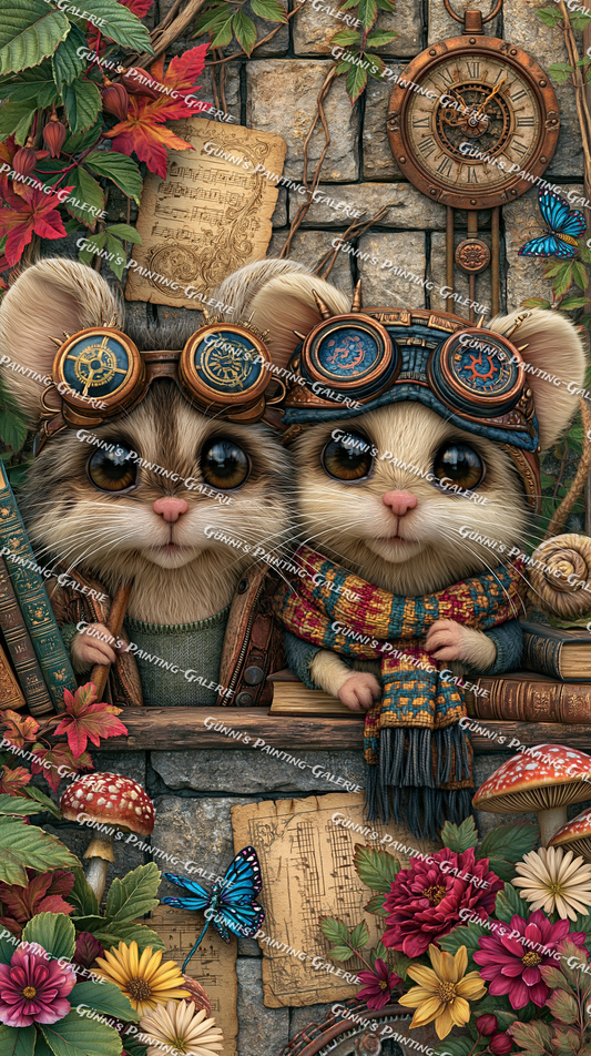 Zwei Mäuse – Ein Abenteuer by QN 70x125 240 Farben