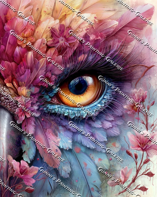 Das Auge des Frühlings by QN 80x100 310 Farben
