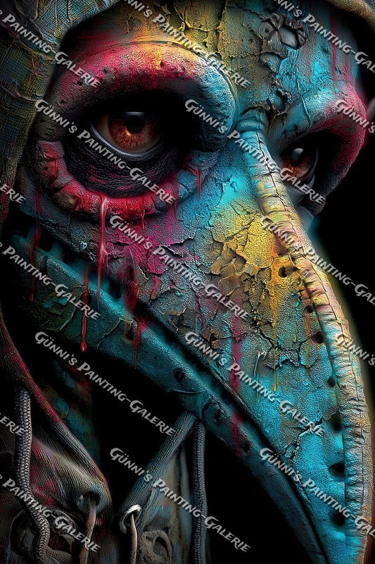 Augen im Abgrund by Karla 80x120 270 Farben