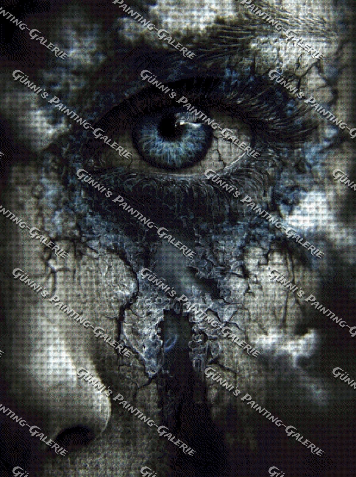 Das Auge der Ewigkeit by Karla 75x100 105 Farben