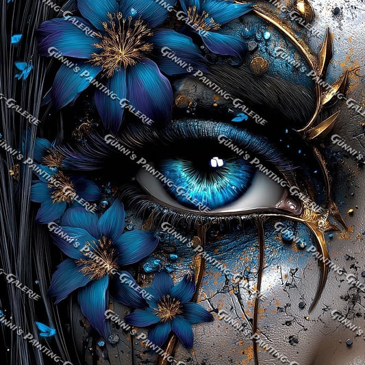 Auge der verlorenen Seele by illumaris KI_Art 90x90 210 Farben