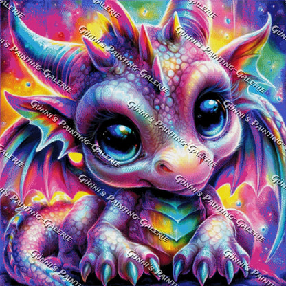 Rainbow Dragon by Andy‘s_AI_Art 90x90 447 Farben