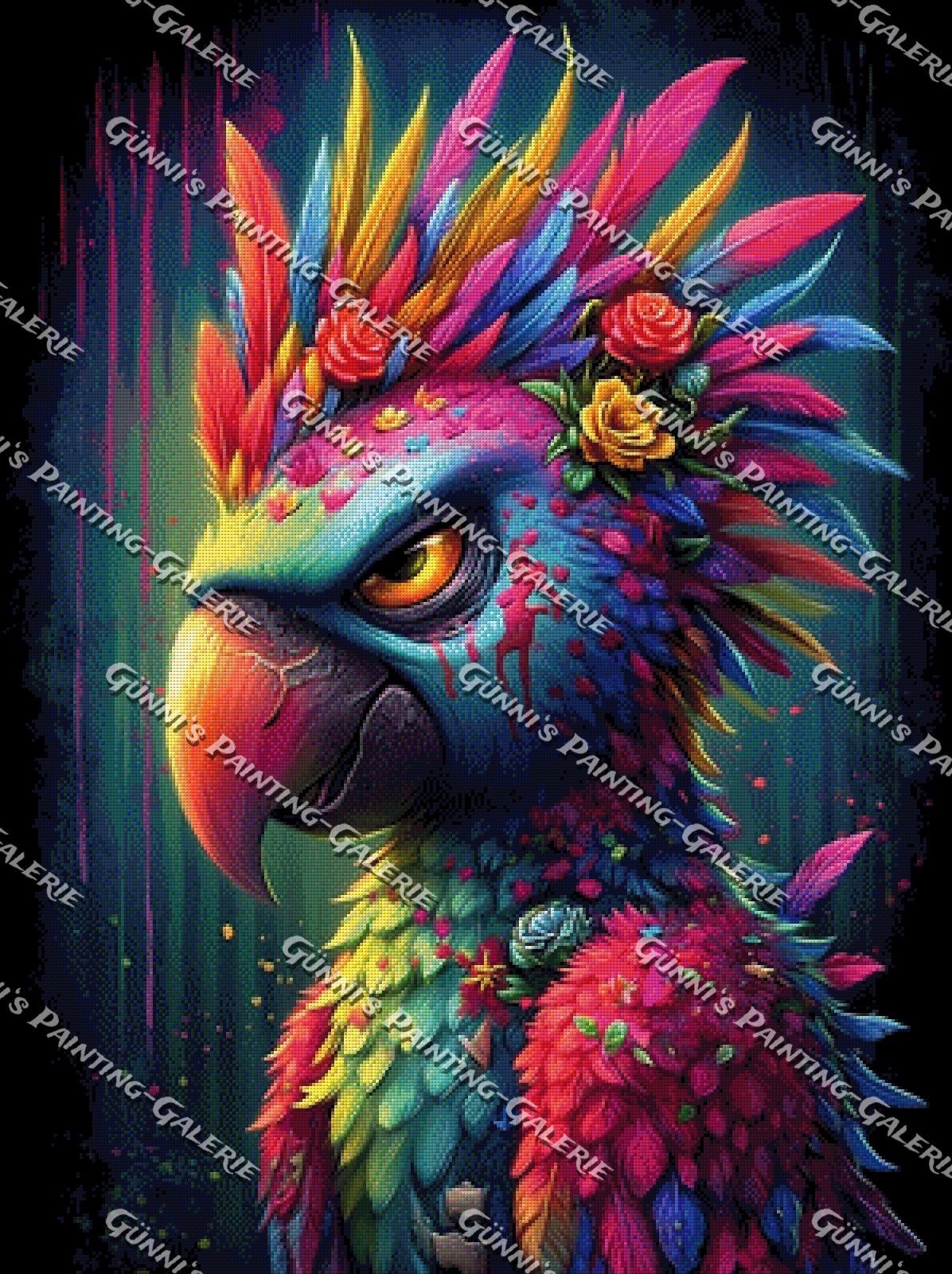 Federn der Fantasie by Karla 75x100 285 Farben