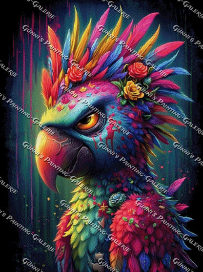 Federn der Fantasie by Karla 75x100 285 Farben
