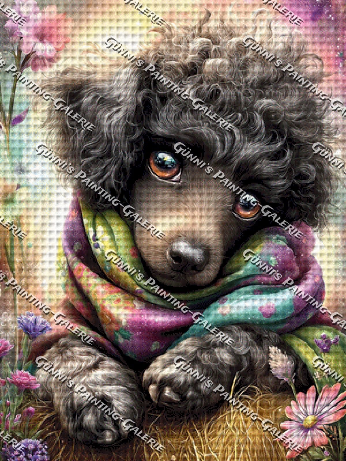 Der kleine Pudelprinz by Andy‘s_AI_Art 75x100 280 Farben