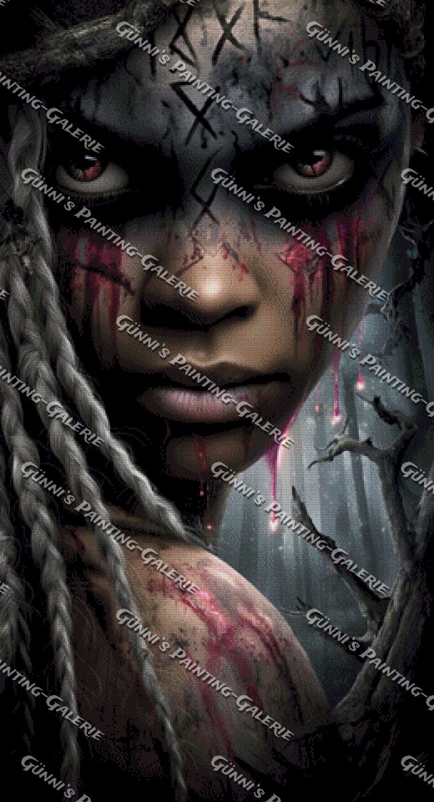 Die Gezeichnete by Karla 65x120 140 Farben